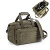 VEAGIA Pistol range bag Gun bag Pistol case Gun case Magazine Lockable double-layer explosion proof zipper Pistol Soft Carrying Bags (ArmyGreen 2.0) view 1