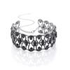 CanB Rhinestone Necklace Choker Black Crystal Collar Wedding Bridal Choker Sparkly Neck Jewerly Accessories for Women view 1