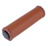 3 Pair Vintage Leather Bicycle Grips Grips Trekking Handlebars Cover Colour: Brown view 3