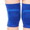 Caviotess Kids Teens Protective Knee Pads, Anti-Slip Padded Sponge Knee Brace Knee Support for Football Volleyball Dance Skating Basketball Sports (Small,Bright Blue) view 2