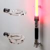 WANLIAN Wall Mounted Transparent Acrylic Lightsaber Stand - 1 Hole Vertical Display Stand (suitable for lightsabers under 53mm diameter), suitable for wall mounting view 1