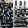 veimia Kettle Bell Wall Rack, Wall Mounted Kettle Bell Storage Hanger, Gym Storage Mount for Many Size Kettlebell, Kettlebell Rack with Rubber mat is Choice for Home or Commercial Gyms view 4