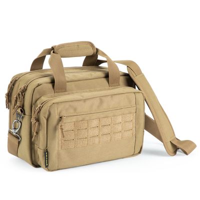 VEAGIA Range Bag,Pistol Case,Gun Range Bags For Handguns And Ammo Pouch 2 Pistols Soft Carrying Shooting Bag (Khaki 2.0)