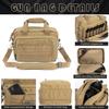 VEAGIA Range Bag,Pistol Case,Gun Range Bags For Handguns And Ammo Pouch 2 Pistols Soft Carrying Shooting Bag (Khaki 2.0) view 3