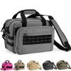 VEAGIA Range Bag Pistol Case Gun Range Bags For Handguns And Ammo Gun Case 3 Pistols Soft Carrying Bags (Grey 2.0) view 1