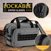 VEAGIA Range Bag Pistol Case Gun Range Bags For Handguns And Ammo Gun Case 3 Pistols Soft Carrying Bags (Grey 2.0) view 2