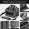 VEAGIA Range Bag Pistol Case Gun Range Bags For Handguns And Ammo Gun Case 3 Pistols Soft Carrying Bags (Grey 2.0) view 3