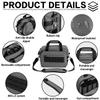 VEAGIA Range Bag Pistol Case Gun Range Bags For Handguns And Ammo Gun Case 3 Pistols Soft Carrying Bags (Grey 2.0) view 4