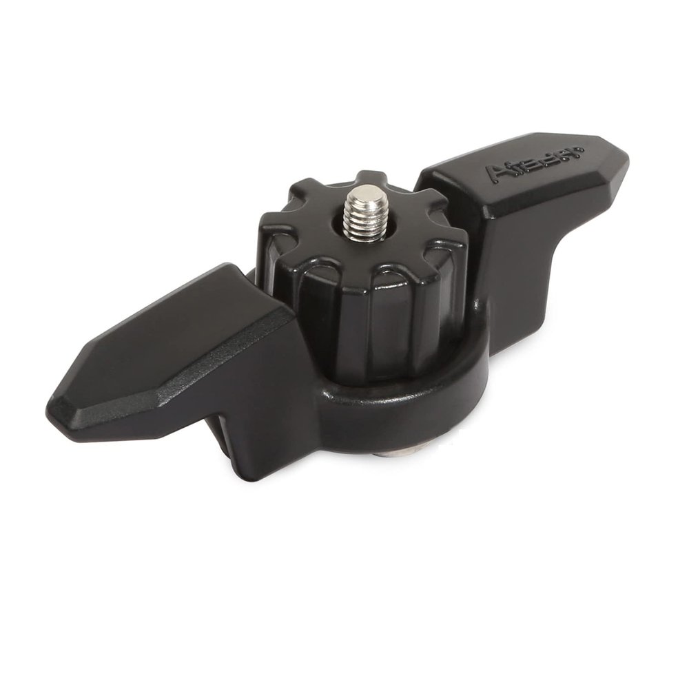 Atader Kayak Anchor Cleat for Kayak Track Mount, Standard Kayak Cleat Track Mount, Rope Cleat for Kayak Rail Mount Accessories, Kayak Line Cleat 1 Pcs,Black