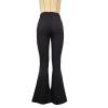 Maiyifu-GJ Women's Flare Bell Bottom Jeans High Rise Slimming Wide Leg Denim Jeans Retro Slim Boot Cut Jean Trousers (Black 1,3X-Large) view 2