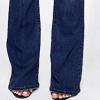Women's Vintage Classic Flared Jeans Retro Button Up Bell Bottom Denim Pants High Waist Boot Cut Jean Trousers (Dark Blue,Small) view 4