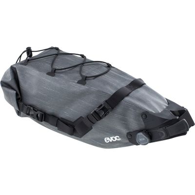 EVOC SEAT Pack BOA WP, praktische Satteltasche (wasserfeste Bikebag, leichtes Fahrradzubehr, Fahrrad Tasche hinten, Verschiedene Gren), Carbon Grey, One Size, Backpack