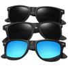 Joopin Oversized Square Sunglasses Polarized Sun Glassses UV400 Trendy Big Shades for Women Men Shady Rays (3 Pack Black + Blue) view 1