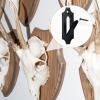LEIFIDE 4 Pcs European Mount Skull Hanger Deer Skull Hooks Bracket Wall Mount Deer Antler Hanger Kit for Indoor Outdoor Hanging Mule Antelope Elk Small Game Animal Hunting Decor view 3