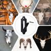 LEIFIDE 4 Pcs European Mount Skull Hanger Deer Skull Hooks Bracket Wall Mount Deer Antler Hanger Kit for Indoor Outdoor Hanging Mule Antelope Elk Small Game Animal Hunting Decor view 4