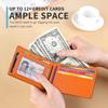 RUNBOX Wallet for Men Slim 11 Credit Card Holder Slots Leather RFID Blocking Small Thin Men's Wallet Bifold Minimalist Front Pocket Large Capacity Gift Box view 2
