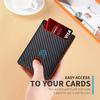 RUNBOX Wallet for Men Slim 11 Credit Card Holder Slots Leather RFID Blocking Small Thin Men's Wallet Bifold Minimalist Front Pocket Large Capacity Gift Box view 3
