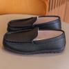 Autumn Loafers Kids Boy Casual Shoes Flat Bottom Soft Non Slip Slip On Dress Shoes Comfortable Boots for Toddler (Black, 2-2.5 Years Toddler) view 2