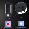 BUZZNN Bike Lights Front, Solar/USB Rechargeable Bicycle Lights, 3 Modes, Waterproof, Super Bright LED Bike Lights for Night Riding, Black view 4