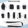 ATPEAM Security Guard Equipment Belt - 10 in 1 Multifunctional Tactical Duty Belt for Law Enforcement, Military, and Sports view 3