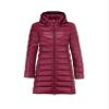VSOLS Ladies Winter Jacket Hooded Detachable Ladies Slim Fit White Duck Down Coat Ladies Portable Long Down Coat (Color : Red1, Size : XL-Large) view 1