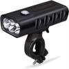 BUZZNN Bicycle Light, Bike Light USB Rechargeable, 5200 mAh LED Bicycle Front Headlight, IPX5 Waterproof, 3 Light Modes, LED Bike Light for Road Mountain Cycling view 1