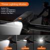 BUZZNN USB Rechargeable Bike Light Set, Bicycle Front Headlight and Back Taillight, 3 Light Modes, Waterproof, Easy to Install for Men Women Kids Road Mountain Cycling view 4