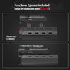 Solofish 1450 Lumens Tactical Flashlight with Green Laser Sight is Compatible with Mlok Rail, Magnetic Rechargeable Laser Light Combo view 2