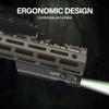 Solofish 1450 Lumens Tactical Flashlight with Green Laser Sight is Compatible with Mlok Rail, Magnetic Rechargeable Laser Light Combo view 3