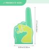 Zerodeko One Cheerleading Foam Hand Vibrant Sports Prop for Team Spirit for Football Basketball and Soccer Events Foam Finger for Celebratory Fun view 3