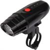 BUZZNN LED Bike Lights for Night Riding, Bicycle Lights Front, Bicycle Headlight, USB Rechargeable Bike Lights, Waterproof, 3 Lighting Modes, Black view 1