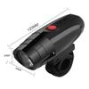 BUZZNN LED Bike Lights for Night Riding, Bicycle Lights Front, Bicycle Headlight, USB Rechargeable Bike Lights, Waterproof, 3 Lighting Modes, Black view 2