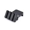 ZTFSETD Tactical Metal Offset Riser Scope Mount Bracket for Flashlight M600 M300 with 20MM Rails Mount Hunting Accessories,Black view 3