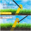 Deekin 50 Pcs Plastic Tent Stakes 9 Inch Heavy Duty Tent Pegs Spike Hook Stakes for Summer Beach Garden Decorations Camping Outdoor Lawn Tarp (Yellow) view 4