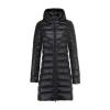 VSOLS Ladies Winter Jacket Hooded Detachable Ladies Slim Fit White Duck Down Coat Ladies Portable Long Down Coat (Color : Blue, Size : XL-Large) view 3
