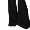 Bell Bottom Jeans for Women Ripped High Waisted Flared Denim Pants Classic Hole Retro Skinny Jean Trousers (Black,Small) view 4