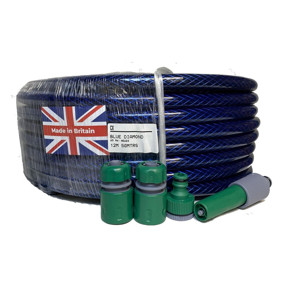 100 Metre Blue Diamond Ultra Professional Hosepipe 12mm - 1/2 Inch Bore