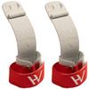 HOLVIST Gymnastics Grips | Leather Made Dowel Gymnastic Grips | Gymnastics Grips for Girls 10-12 | Hook & Loop Gymnastics Grips for Girls 7-9 | 2 Hole Womens Gymnastics Hand Grips (1, Red) view 1