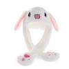 Winter Earflap Hat Toddler Girls Boys Cute Rabbit Ears Will Move Balloon Cap Velvet Thickened Net Red Hat Toys for Kids view 1