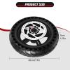 DTNESS 8.5 Inches Scooter Wheel Hub Tyre, Electric Scooter Wheels Replacement Tire, Honeycomb Solid Rear Tire with Disc Brake and 3 Installation Tools, for Mijia M365 Xiaomi/1S view 3