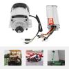 48W Electric Brushless DC Motor, 750W High Speed Motor Go Kart Gear Reduction ATV w/Controller DIY Compatible 14 Tooth Magnet for Go Kart Electric Scooter e-Bike ATV Go Kart Tricycle DIY Part view 2
