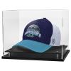 Clear hat Display case for Baseball,Acrylic Cap Holder Stand for Baseball, Football or Snapback Caps,Mini Helmet.Baseball Cap Display case with Metal feet Base(mountable)