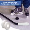 Leelosp 12 6/12 Roll Hockey Tape Each 1 Inch x 63 ft Multipurpose Bat Cloth Tape Athletic Accessories Blade and Handle Hockey Stick Accessories for Lacrosse Baseball Bat Gifts (White) view 4