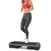 Smartxchoices Aerobic Stepper 43 Inch Adjustable Exercise Workout Step Platform Bench with 4 Risers 4" - 6" - 8" Height for Home Gym Fitness Training High Step Aerobics Platform view 2