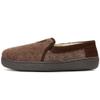 ARIAT Men's Lincoln Wool & Suede Warm Soft Comfortable Indoor Outdoor Slippers with Sherpa Lining & TPR Soles, Brown, 7 view 2