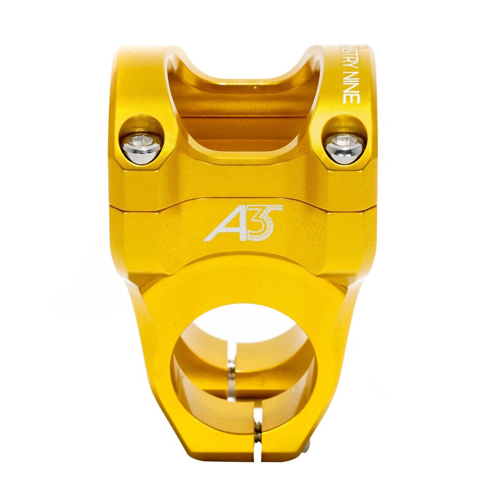 Industry Nine A35 Bike Stem - Gold 35mm Mountain Bike Stem with 50mm Length - Made in USA