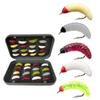 Qievcrme Fly Fishing Flies Kit 40/137pcs Dry/Wet Flies Assortment Nyphms Popper Streamer for Trout Bass Steelhead Fish+ Fly Box (50Pcs-Single Style) view 1
