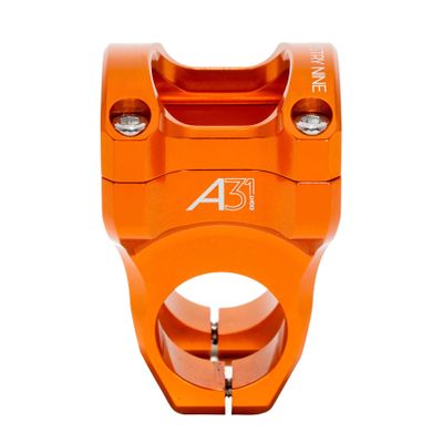 Industry Nine A318 Bike Stem - Orange 31.8mm Mountain Bike Stem with 30mm Length - Made in USA