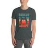 Adopt a pet T-Shirt, Rescue Dog Shirt, Save a Cat Tee, Adopt Don't Shop, Adopted Kitten Mom, Rescue Animal Owner Gift Dark Heather view 1