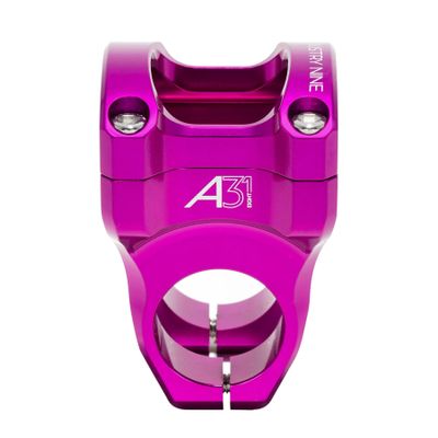 Industry Nine A318 Bike Stem - Purple 31.8mm Mountain Bike Stem with 30mm Length - Made in USA